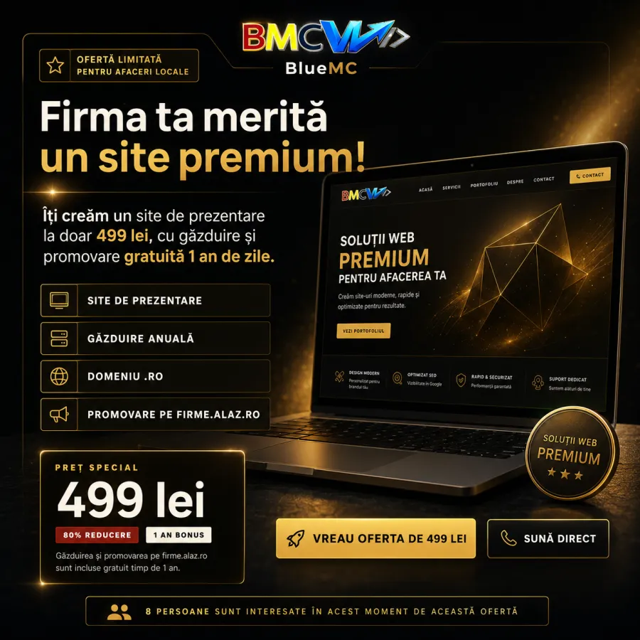 Firma ta merita un site premium!